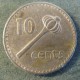Монета 10 центов, 1986-1987, Фиджи