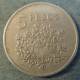 Монета 5 песо,  1977, Гвинея - Бисау
