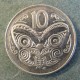 Монета 10 центов, 1999-2006, Новая Зеландия