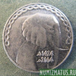Монета 5 динар, АН1413(1992)-АН1430(2009), Алжир