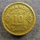 Монета 10 франков, АН1371(а) , Марокко