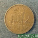 Монета  2  лисента , 1979-1989, Лесото