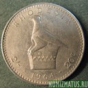 Монета 2 шилинга, 1964 ,  Родезия