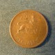 Монета 1 цент, ЕЕ1936(1943-44), Эфиопия