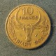 Монета  10 франков , 1970(а)- 1989(а), Мадагаскар