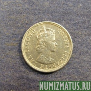 Монета 1/4 рупии, 1960-1978, Маврикий