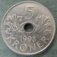 Монета 5 крон,1998-2000, Норвегия