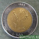 Монета 500 лир, 1983 R , Сан Марино