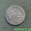 Монета 1 цент, 1977, Сейшелы