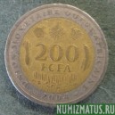 Монета 200 франков, 2003-2005(а), Западная Африка