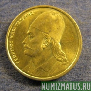 Монета 2 драхм(i), 1976-1980, Греция