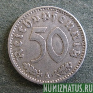 Монета 50 райхпфенинг, 1939-1944, Третий Рейх