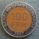 Монета 100 франков, 2007, Руанда
