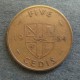 Монета 5  цедис, 1984, Гана