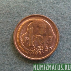 Монета 1 цент, 1985-1991, Австралия
