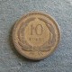 Монета 10 куруш, 1949- 1956, Турция