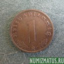 Монета 1 райхпфенинг, 1936-1940, Третий Рейх
