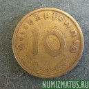 Монета 10 райхпфенинг, 1936-1939, Третий Рейх