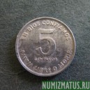 Монета 5 центов, 1981, Никарагуа