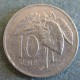 Монета 10 сене, 2002- 2006, Самоа