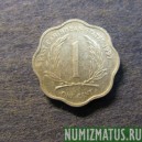 Монета 1 цент, 1981-2000, Восточные Карибы