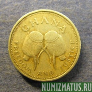 Монета 500 цедис, 1996-1998, Гана