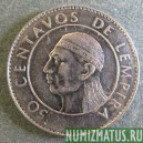 Монета 50 центаво, 1991,1994, Гондурас