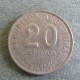 Монета 20 центаво, 1950, Аргентина