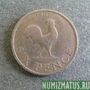 Монета 6 пенсов, 1964 и 1967, Малави