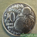 Монета 20 сене, 2002-2006, Самоа