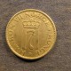 Монета 50 оре, 1953-1957, Норвегия