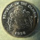 Монета 25 бутут, 1998, Гамбия