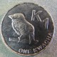 Монета 1  квача, 2012 - 2014, Замбия