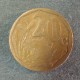 Монета 20 центов, 2002, ЮАР