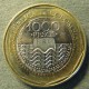 Монета 1000 песо, 2012-2016, Колумбия