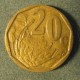 Монета 20 центов, 2006, ЮАР