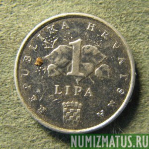 Монета 1 липа, 1994-2008, Хорватия (четные года)