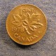 Монета 1 цент, 1965-1978, Канада