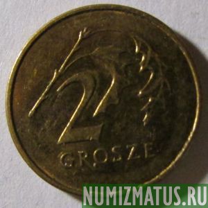 Монета 2 гроша, 1990-2013, Польша