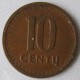 Монета 10 центов, 1991, Литва