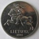 Монета 5 центов, 1991, Литва