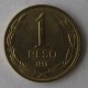 Монета 1 песо, 1988-1991, Чили