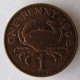 Монета 1 пенни, 1998-2012, Гернси