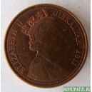 Монета 1 пенни, 1998-2003, Гибралтар