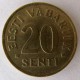 Монета 20 сенти, 1992-1996, Эстония