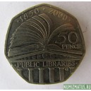 Монета 50 пенсов, 2005, Великобритания