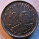 Монета 10 пенсов, 1994, Гибралтар