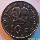 Монета 20 франков, 1972-2005, Французкая Полинезия
