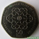 Монета 50 пенсов, 2000, Великобритания