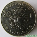 Монета 20 франков, 1972-2005, Французкая Полинезия
